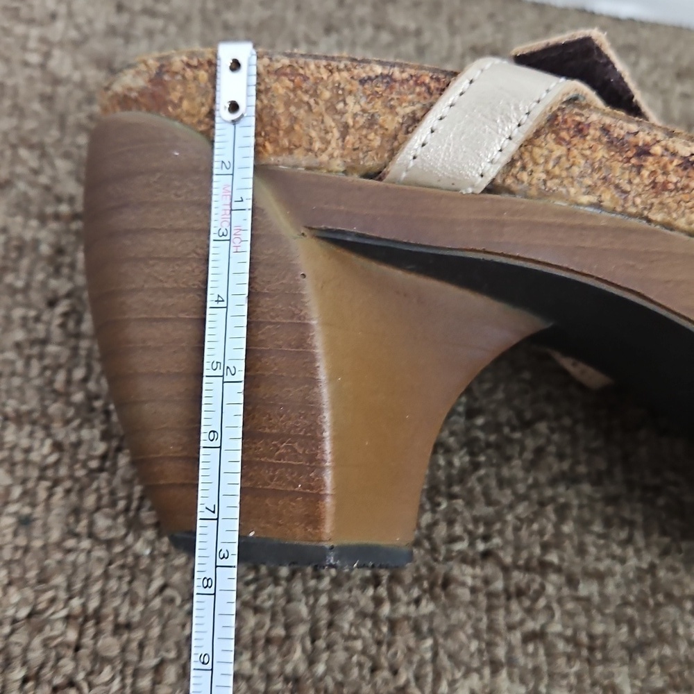Naot Rose Gold Metallic Women's Platform Heeled Sandals Shoes Sz 40 - 9 Womens - Picture 7 of 8